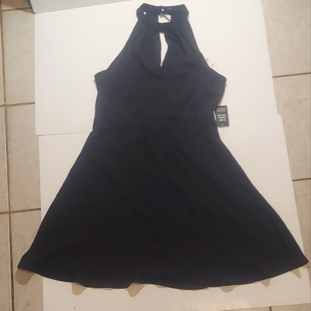 Elegant Black Sleeveless Dress